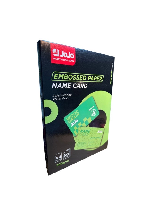 Jojo glossy paper No. 4, reinforced and durable, 300 gsm. Professional A4 size, high quality - Image 2